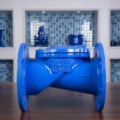 Flap Swing PN10 วาล์วตรวจสอบที่นั่งยาง GGG50 DN50 SFCV Flange Ends