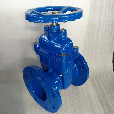 BS5163 GGG50 วาล์วประตูซีลอ่อน PN16 เหล็กดัด DN100 DN150