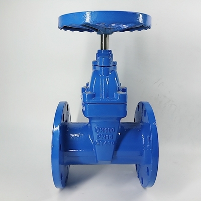 Ggg50 Pn16 ที่ปรับแต่งได้ Sluice หน้าแปลนวาล์วประตูที่นั่งแบบยืดหยุ่น Handwheel ดำเนินการ