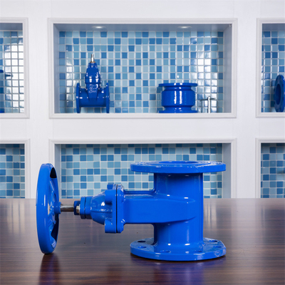 QT450 F4 Soft Seal Gate Valve Pn16 PN10 QT450 Water Gas Oil Ball Mill เหล็กหล่อ