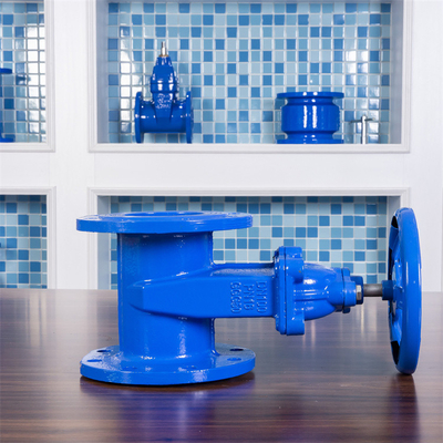 ทองแดงอ่อนนุชมือล้อประตูวาล์วที่นั่งยางยืด PN16 QT450 Soft Seal Gate Valve