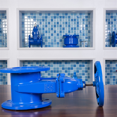 QT450 GGG50 สแตนเลส Handwheel Gate Valve Dn600 German Standard