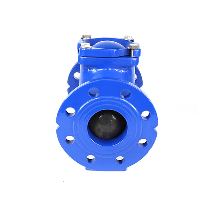 GGG50 บอลเช็ควาล์ว PN10 PN16 QT450 วาล์วกันกลับยาง F