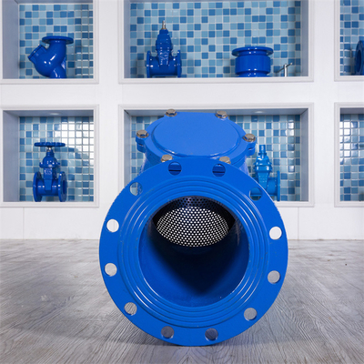 เหล็กหล่อเหนียว Y Type Strainer Blue DIN Flange End Y Type Strainer